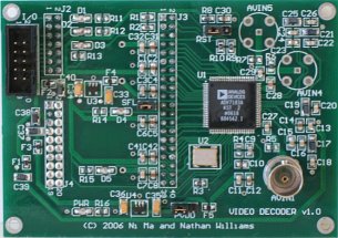 PCB topside photo